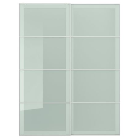 Пара раздвижных дверей СЭККЕН, матовое стекло