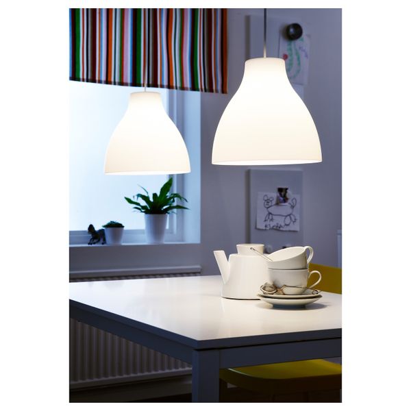 Подвесной светильник, белый 38 см IKEA MELODI МЕЛОДИ 803.865.45 - фото 3