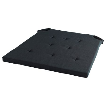 Подушка на стул АДМЕТЕ, черный (43/36x42x2.5 см)