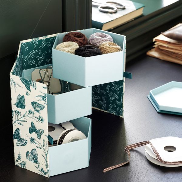 Декоративная коробка, зеленый/бабочка бумага 14x16 см IKEA ANILINARE АНИЛИНАРЕ 804.650.43 - фото 3