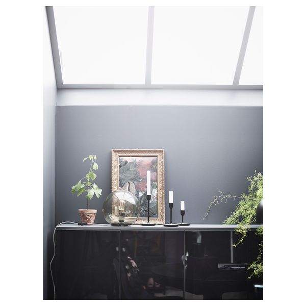 Набор подсвечников,3штуки, черный IKEA FULLTALIG ФУЛЛТАЛИГ 203.500.97 - фото 4