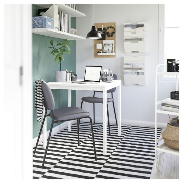 Стол, белый 75x75 см IKEA MELLTORP МЕЛЬТОРП 392.271.68 - фото 3