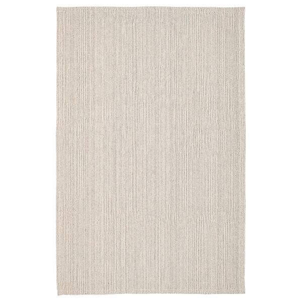 Ковер безворсовый, неокрашенный/черный 120x180 см IKEA TIPHEDE ТИПХЕДЕ 604.567.56 - фото 1