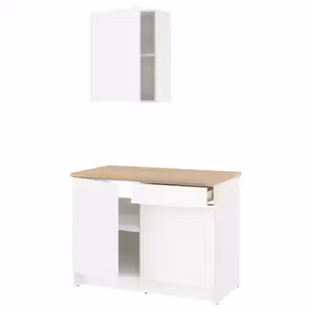 KNOXHULT Кухня - белый каркас 120x61x220 см