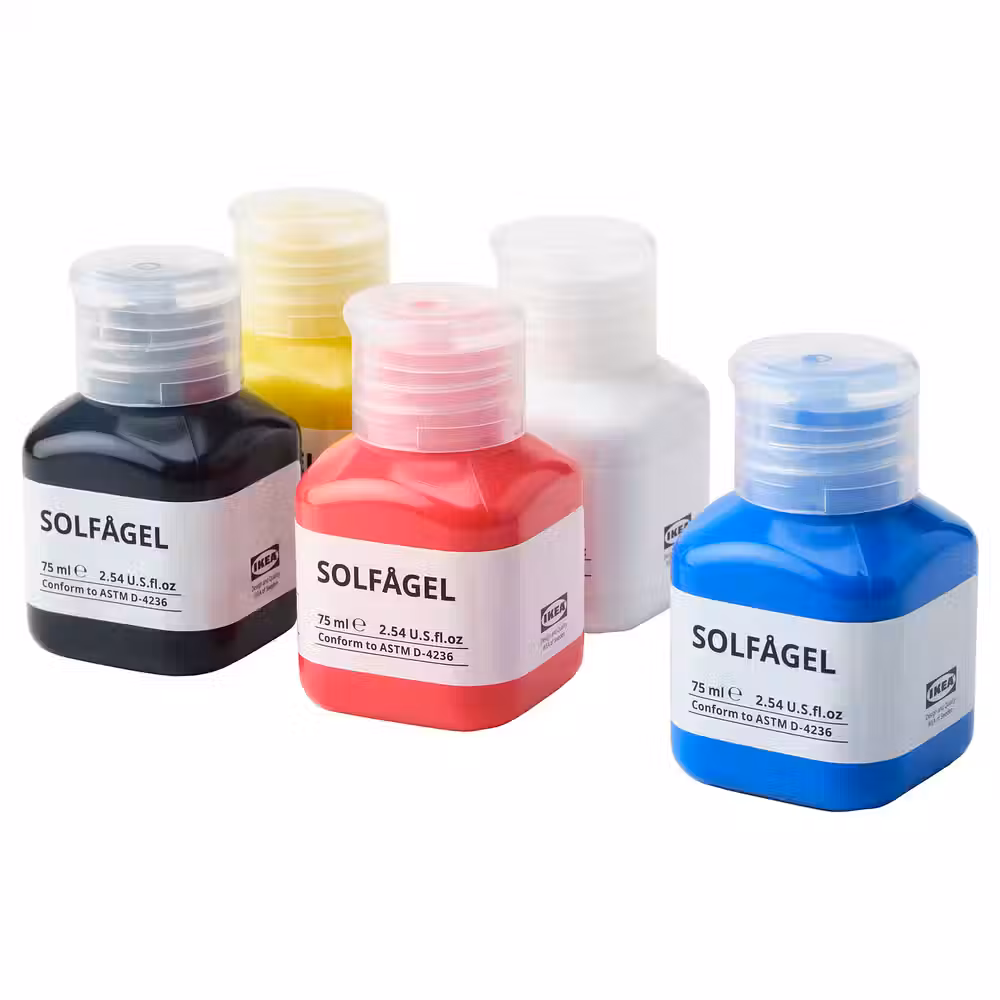 SOLFÅGEL СОЛФОГЕЛЬ Акриловая краска - разные цвета 375 мл - фото 1