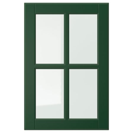 Стеклянная дверь, темно-зеленый 40x60 см IKEA BODBYN БУДБИН 704.446.64