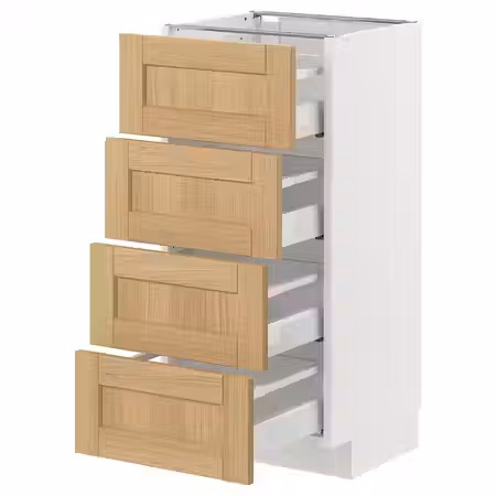 METOD / MAXIMERA Напольный шкаф 4 фасада/4 ящика