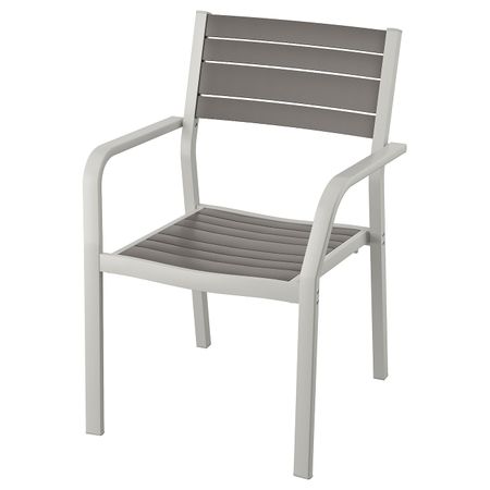 Садовое кресло, светло-серый, темно-серый IKEA SJÄLLAND ШЭЛЛАНД 004.053.45