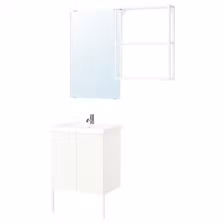 ENHET Ванная - белый 64x43x87 см