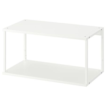 PLATSA Открытый стеллаж - белый 80x40x40 см