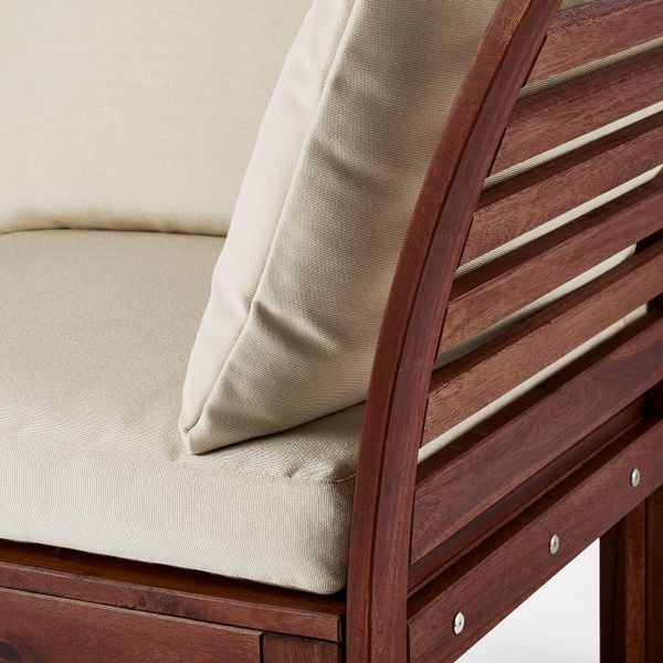 4-местный комплект садовой мебели, коричневая морилка/Холло бежевый IKEA ЭПЛАРО 492.288.41 - фото 4