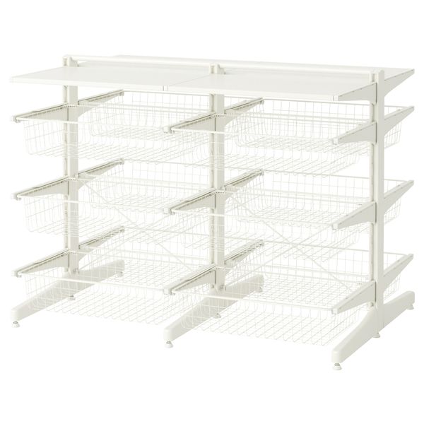 Модуль для хранения АЛЬГОТ, белый (127x83x96 см) - фото 2