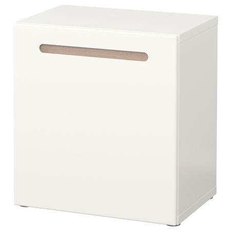 Стеллаж с дверью БЕСТО, Марвикен белый (60x40x64 см)