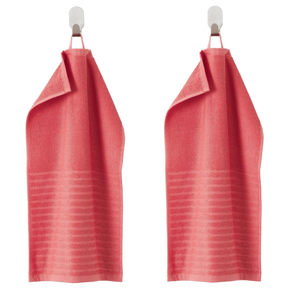 Полотенце, светло-красный 30x50 см IKEA VÅGSJÖN ВОГШЁН 304.394.24 - фото 1