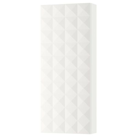 Навесной шкаф с 1 дверцей, Решён белый 40x14x96 см IKEA ГОДМОРГОН 503.910.01