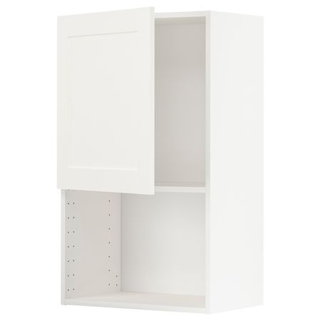 Навесной шкаф для СВЧ-печи, белый/Сэведаль белый 60x100 см IKEA METOD МЕТОД 394.444.59