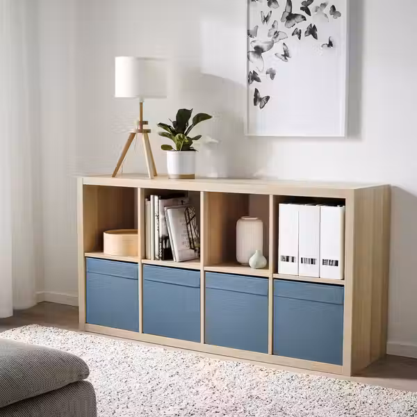 DRÖNA Коробка - синий 33x38x33 см - фото 4