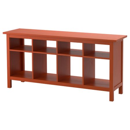 Консольный стол ХЕМНЭС, красно-коричневый (157x40 см)