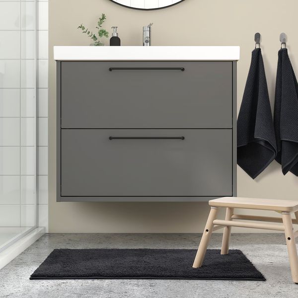 IKEA в интерьере ванной - схема-чертеж с размерами