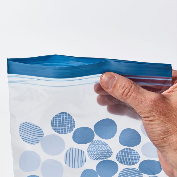 Пакет закрывающийся, 1 л, с рисунком, ярко-синий IKEA ISTAD ИСТАД 905.536.66 - фото 3