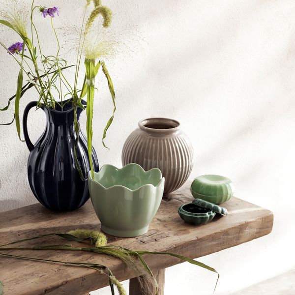 Ваза/кувшин, синий 26 см IKEA VANLIGEN ВАНЛИГЕН 404.518.30 - фото 2