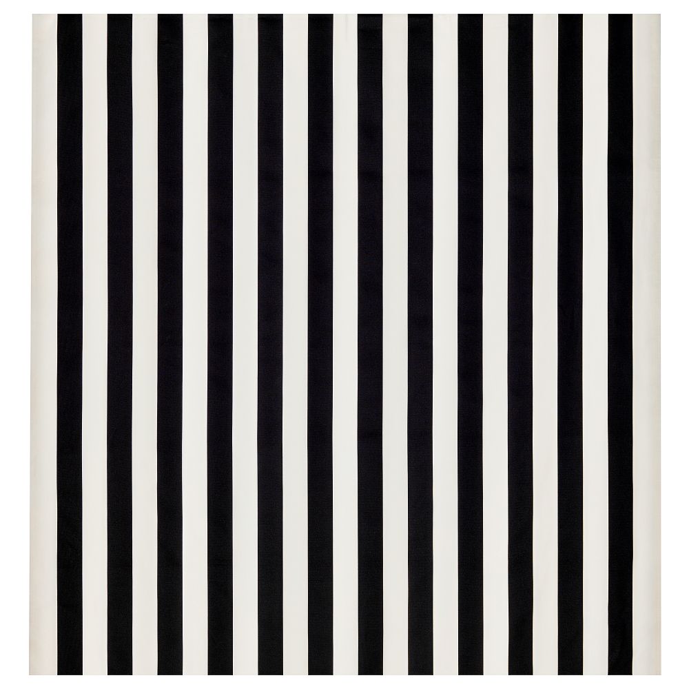 Ткань, 150 см, в широкую полоску, черный, белый IKEA SOFIA СОФИА 901.600.27 - фото 1