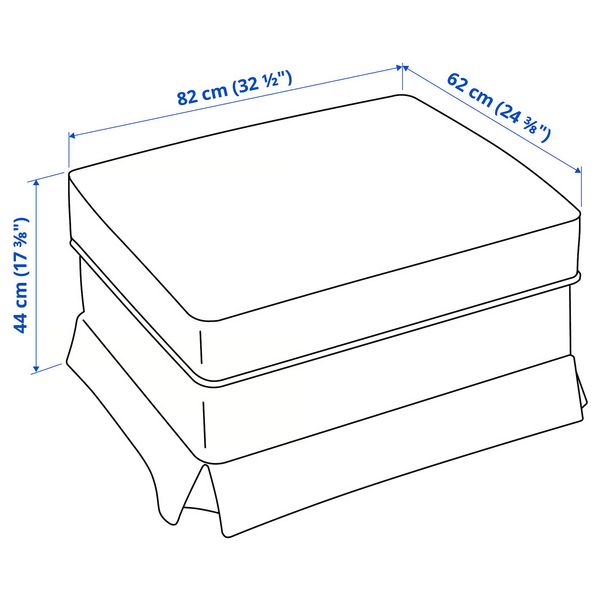 IKEA, дополнительный ракурс - схема-чертеж с размерами
