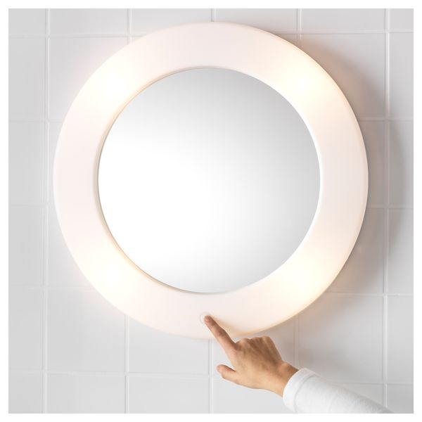 Зеркало с подсветкой ЛИЛЛЬЙОРМ (55 см) - фото 2