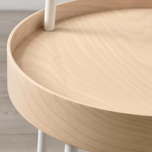 Придиванный столик, белый 38 см IKEA BURVIK БУРВИК 303.555.27 - фото 8