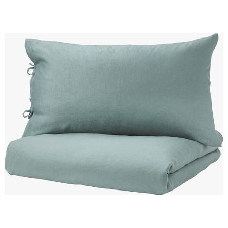 Пододеяльник и 2 наволочки ПУДЕРВИВА, зеленый