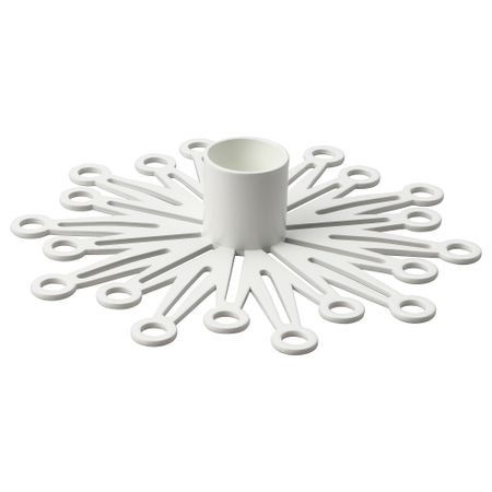 Подсвечник, белый, 3 см IKEA FRÖJDA 205.813.28