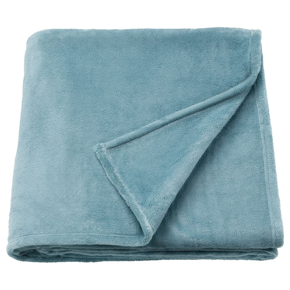 Покрывало, голубой, 230x250 см IKEA ТРАТТВИВА 103.840.50 - фото 1