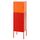 Комбинация для хранения, красный, оранжевый 35x117 см IKEA ЛИКСГУЛЬТ 392.440.40