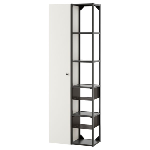 Комбинация для хранения, антрацит, белый, 60x32x180 см IKEA BEGIVENHET БЕГИВЕНХЕТ 093.314.73 - фото 2