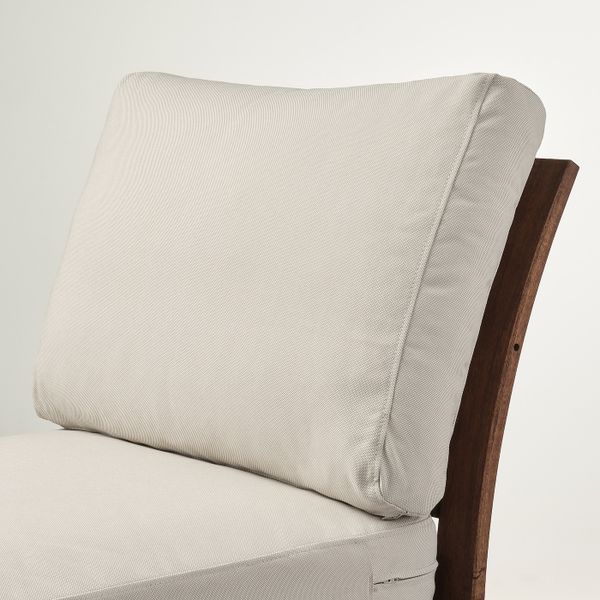 Садовое легкое кресло, коричневая морилка/ФРЁСЁН/ДУВХОЛЬМЕН бежевый 63x80x84 см IKEA ÄPPLARÖ ЭПЛАРО 592.620.52 - фото 5