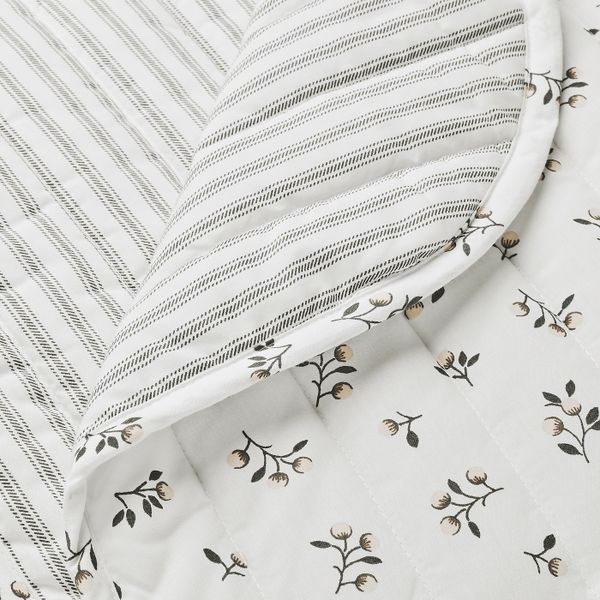 Покрывало, белый, серый 260x250 см IKEA SANDLUPIN САНДЛУПИН 804.511.64 - схема-чертеж с размерами