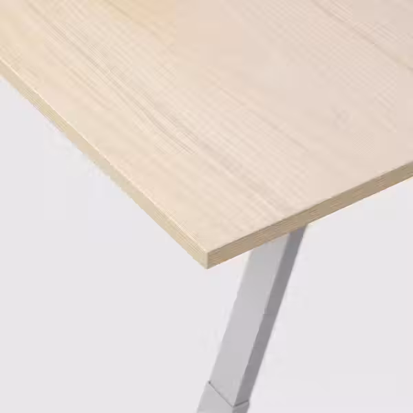 UTESPELARE УТЕСПЕЛАРЕ Геймерский стол - под ясень/серый 160x80 см - схема-чертеж с размерами