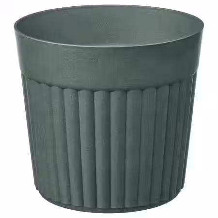 FRÄKENVÄXT ФРЭКЕНВЭКСТ Кашпо - д/дома/улицы/насыщенный зеленый 24 см