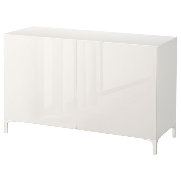 Комбинация для хранения с дверцами, 120x42x74 cm IKEA BESTÅ БЕСТО 592.098.37 - фото 1