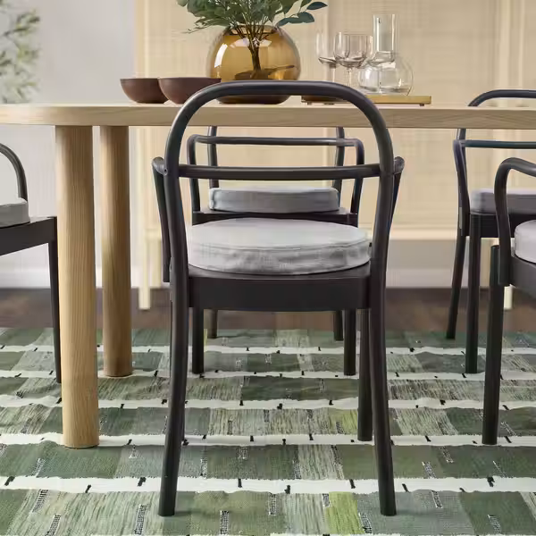 ÅKERVINDEFLY ОКЕРВИНДЕФЛЮ Подушка на стул - бежевый 38 см - фото 5