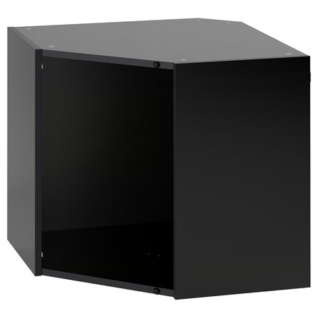 METOD Каркас навесного углового шкафа - черно-серый 68x37x60 см