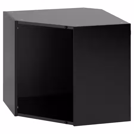 METOD Каркас навесного углового шкафа - черно-серый 68x37x60 см
