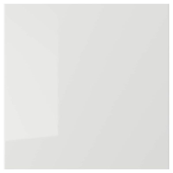 Фронтальная панель ящика, глянцевый светло-серый 40x40 см IKEA RINGHULT РИНГУЛЬТ 703.547.62 - фото 1