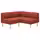 LILLEHEM Модульный угловой 2-местный диван - Gunnared/коричнево-красный дерево