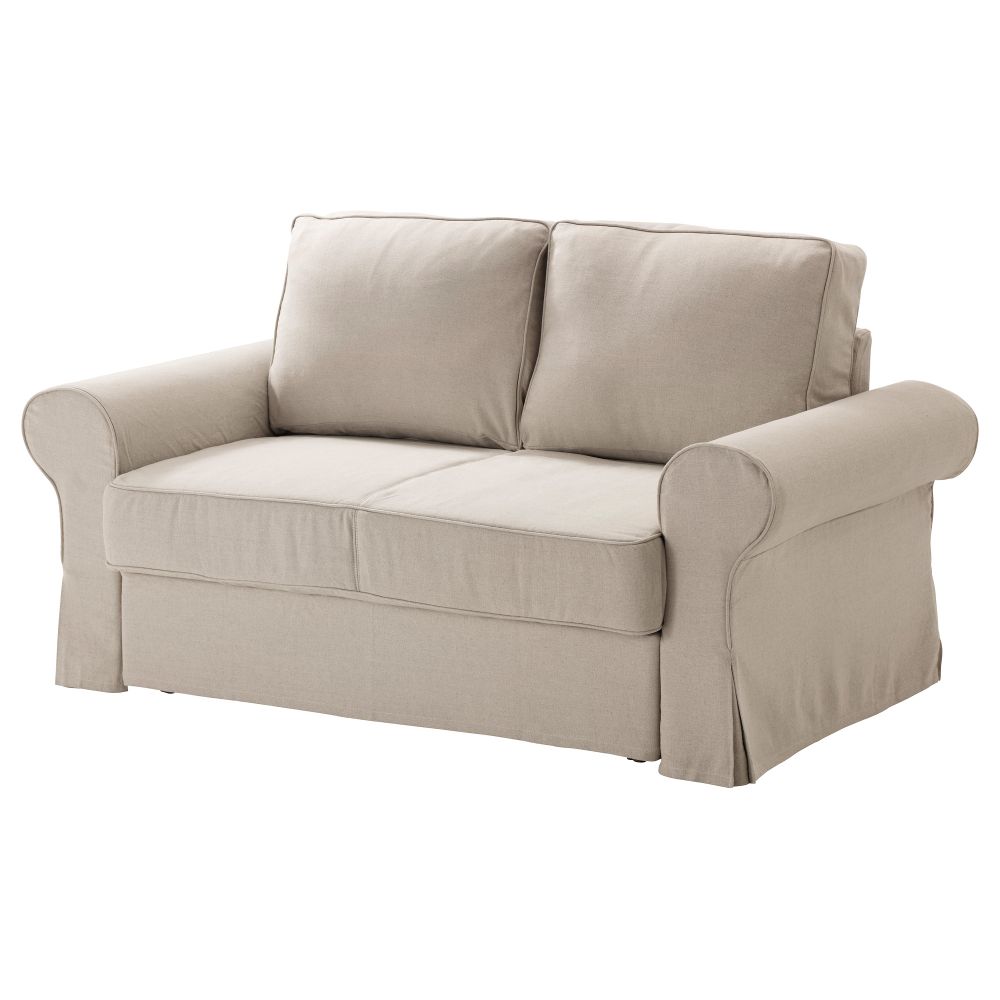 Диван-кровать 2-местная БАККАБРУ / МАРИЕБЮ, Рисане неокрашенный - фото 1