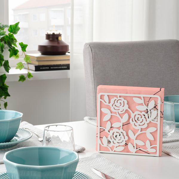 Салфетка бумажная, цветок 33x33 см IKEA VÅRFINT ВОРФИНТ 704.812.08 - схема-чертеж с размерами