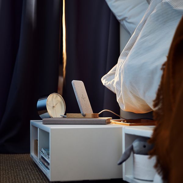 Подкроватный модуль, выдвижная тумба, 59x56 см, белый IKEA FREDVANG ФРЕДВАНГ 104.936.38 - фото 5