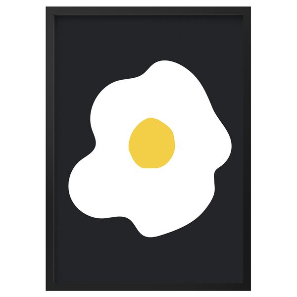 Рама с постером, Солнечно-желтый, 50x70 см IKEA RÖDALM 705.949.22 - фото 1