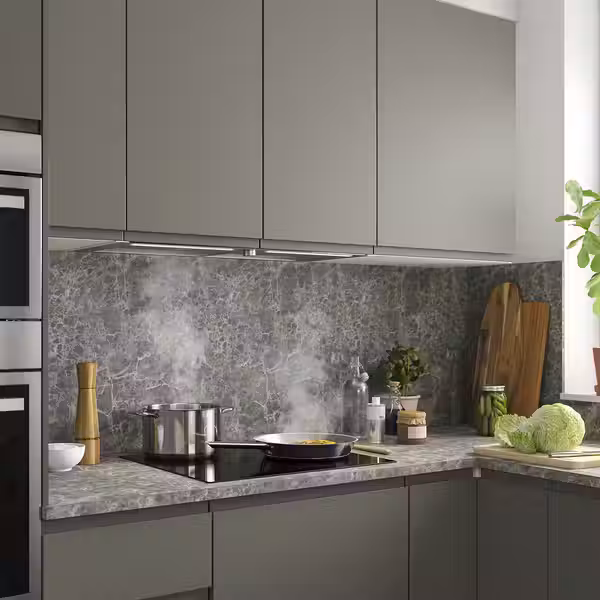 UNDERVERK Вытяжка кухонная встраив (колпак) - нержавеющая сталь 80 см - фото 2