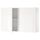 Навесной шкаф с дверями, глянцевый белый, 120x75 см IKEA KNOXHULT КНОКСХУЛЬТ 103.268.09